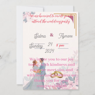 wedding invitation