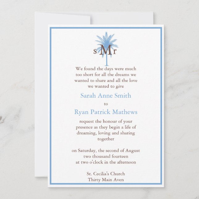 Wedding Invitation (Front)