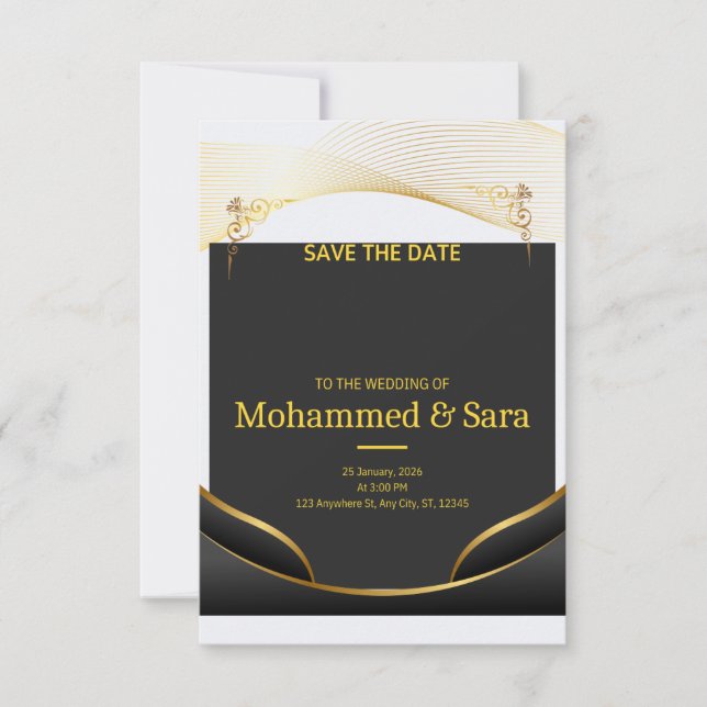 Wedding Invitation  (Front)