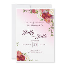 Wedding Invitation 5" x 7" Card