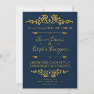 Wedding Invitation: A Gilded Affair Invitation