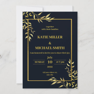 Wedding Invitation, Acrylic Invitations
