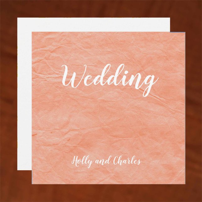 Wedding Invitation. Beautiful Parchment Effect. Invitation (Creator Uploaded)