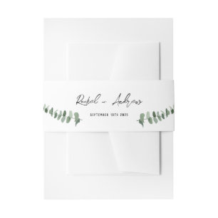 Wedding Invitation Belly Band
