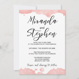 Wedding Invitation - Birthday - Menu