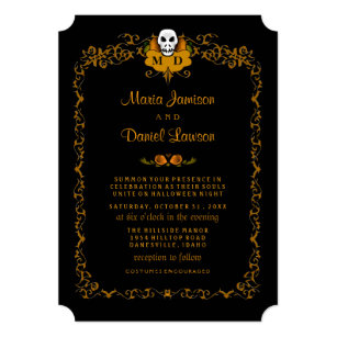 Skull Wedding Invitations | Zazzle.com.au
