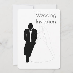 Wedding Invitation Bride Groom