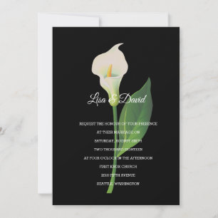 Wedding Invitation-Cala Lily Invitation