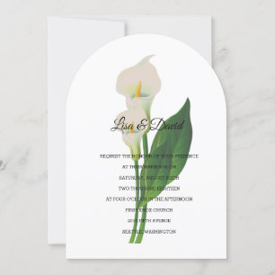 Wedding Invitation-Cala Lily Invitation