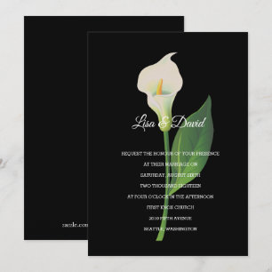 Wedding Invitation-Cala Lily Invitation
