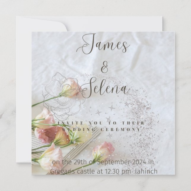 Wedding invitation card  (Front)