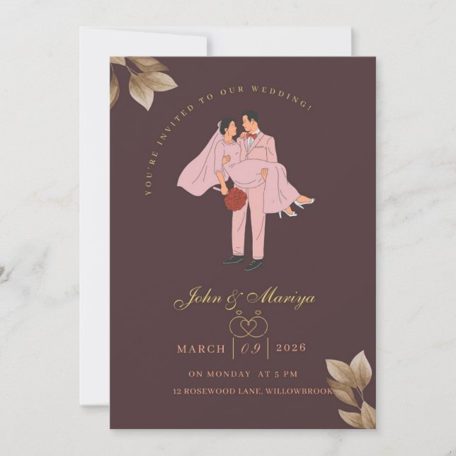 Wedding Invitation Card (Front)