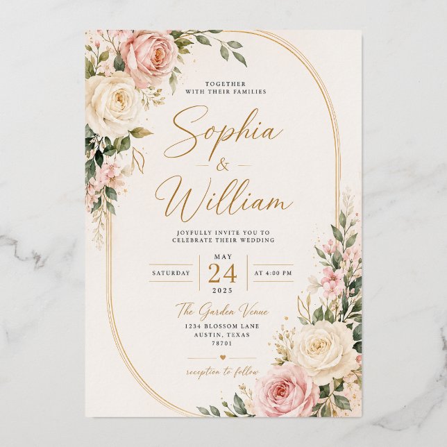 wedding invitation card  (Front)
