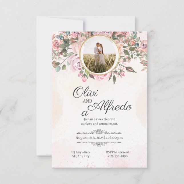 wedding Invitation card (Front)