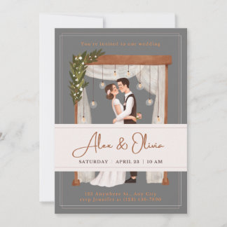 Wedding invitation card