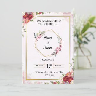 wedding invitation card