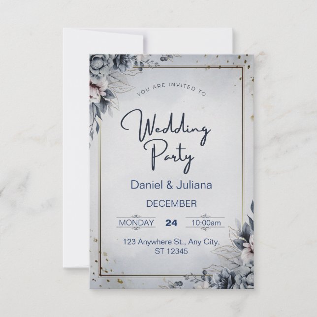 wedding invitation card (Front)