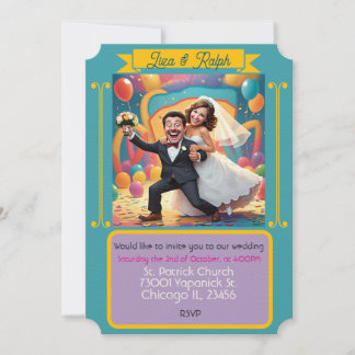 " WEDDING INVITATION CARD "