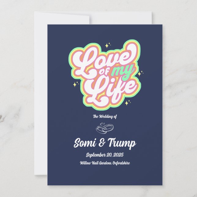 Wedding Invitation Card (Front)