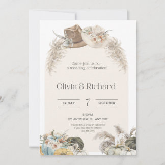 Wedding Invitation Card Template