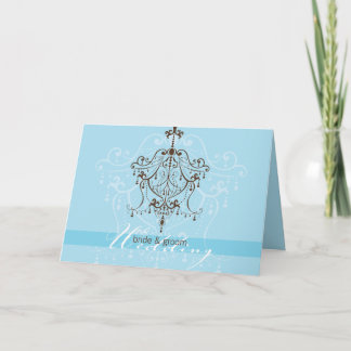 WEDDING INVITATION :: chandelier