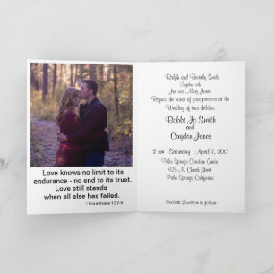 Wedding Invitation - Christian