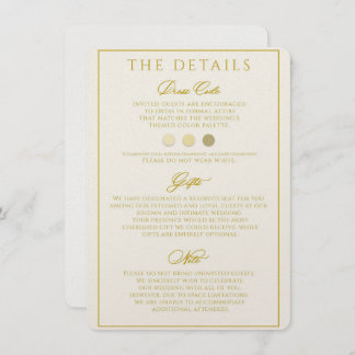 WEDDING INVITATION DETAILS