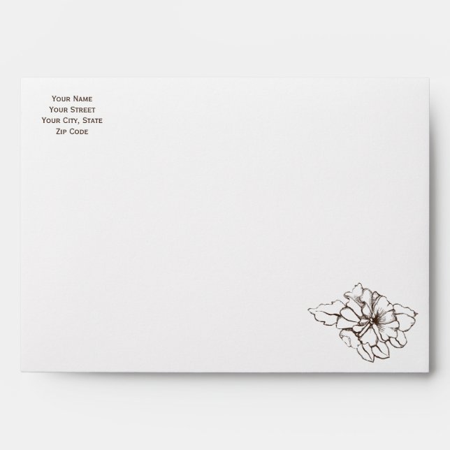 Wedding Invitation Envelope (Front)
