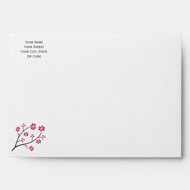 Wedding Invitation Envelope (Front)