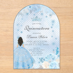 WEDDING INVITATION / FIVE YEARS ACRILIC OVALADO