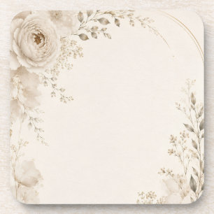 Wedding Invitation for Modern European Events Coaster