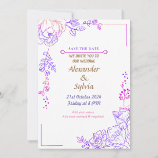 Wedding Invitation - Happily Ever After Invite!