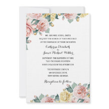 Wedding Invitation Hosted by Bride's Parents