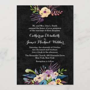 Wedding Invitation Hosted by Bride's Parents