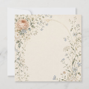 Wedding Invitation in Elegant French Country Style