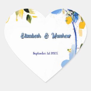 Wedding invitation La Dolce Vita Heart Sticker