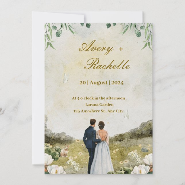 Wedding Invitation Letter (Front)