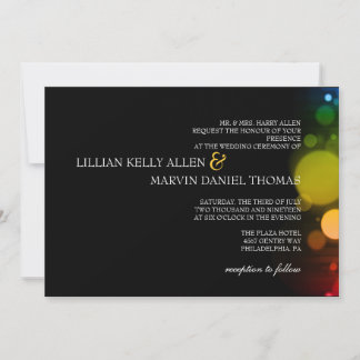 Wedding Invitation | Lit Night