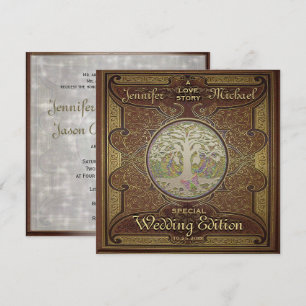 Wedding Invitation - Love Story Romantic
