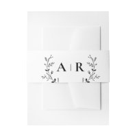 Wedding Invitation Meandering Vine Scroll