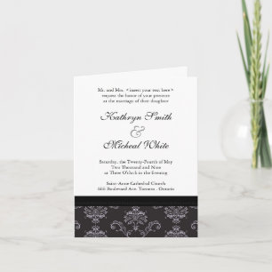 Wedding Invitation Notecard   E1