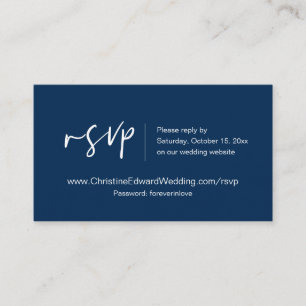Wedding Invitation Online RSVP, Casual Themed Card
