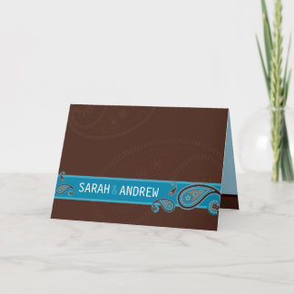 WEDDING INVITATION :: paisley landscape