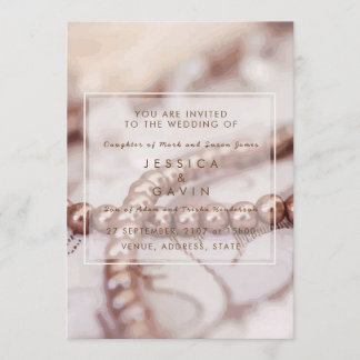 Wedding Invitation Pearls