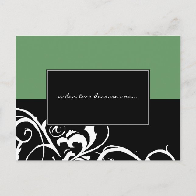 Wedding Invitation Postcard (Front)