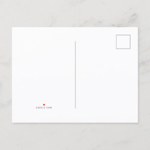 wedding invitation postcard