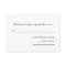 Wedding Invitation -RSVP | Basic