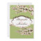 Wedding Invitation Sage Green Cherry Blossom
