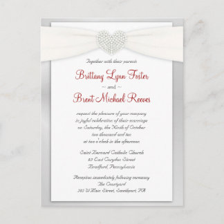 Wedding Invitation Sample Postcard
