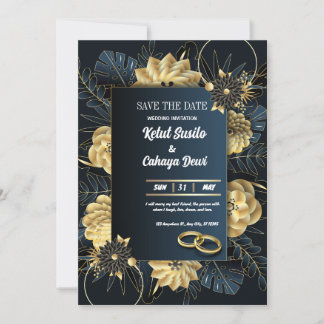 WEDDING INVITATION, SAVE THE DATE INVITATION